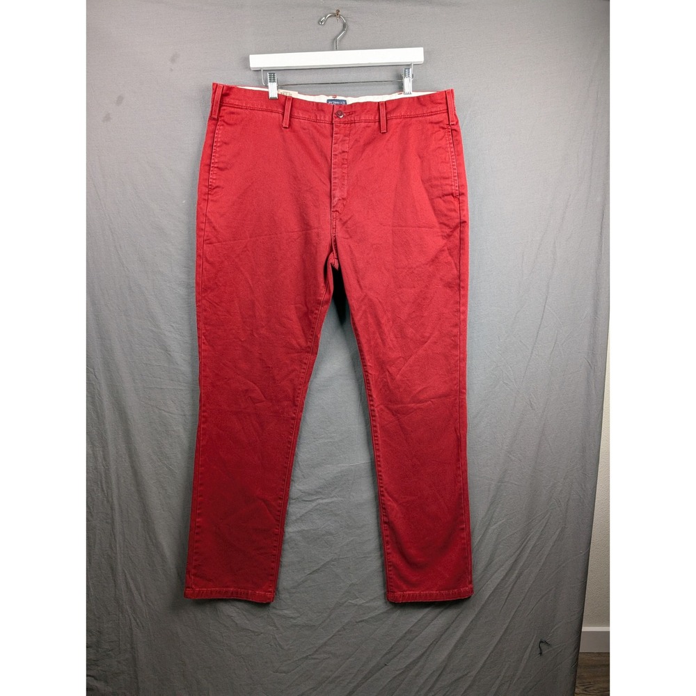 Levis 511 Slim Fit Chino Pants Red Mens 38x32 Casual Workwear